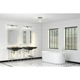 thumbnail image 2 of Cassell Collection Four-Light Brushed Nickel Matte Black Luxe Industrial Bath & Vanity Light, 2 of 13