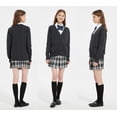 thumbnail image 2 of jinghuiyue Women Sweater Cardigans V Neck Knitted Uniform Button up Long Sleeve JK Top Clothing with Pockets XL, 2 of 7