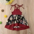 thumbnail image 4 of Summer Kids Toddler Baby Girl Party Princess Flower Tutu Dress Holiday Sundress, 4 of 7