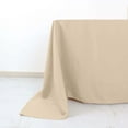 thumbnail image 2 of Efavormart 90" Nude Wholesale Linens Polyester Square Linen Tablecloth for Kitchen Dining Catering Wedding Birthday Party Events, 2 of 11