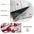 thumbnail image 6 of Red Valentines Day Area Rugs 8'x10', Washable Small Throw Rugs for Living Room Patio, Red Love Heart Tree Vintage Indoor Outdoor Rug Non-Slip Low Pile Carpet Runner Reversible Floor Mats, 6 of 8