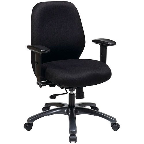 Office Star 24-Hour Office Chair, Black