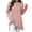 Pink, variant on Feancey Long Tunic Tops for Women Side Slit Casual Crewneck Pullover Cute Heart Graphic Jacquard Shirt Solid Color Loose T-Shirts Black L