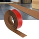 thumbnail image 1 of Tira de transición para piso autoadhesiva, 10FTx1.58Inch tira de transición para puertas para huecos/alfombra [Teak], 1 of 7
