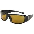 thumbnail image 1 of "The Contender" Polarized Full Frame Sport Wrap Bifocal Sunglasses for Men and Women - Yellow Night Driving - 3.00, 1 of 5