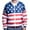 Rwb, variant on American Summer Mens Full Zipper Patriotic Hoodie Jacket