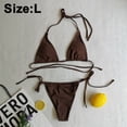 thumbnail image 2 of Women's 2 Piece Swimsuits Halter Triangle Tie Side Bikini Bathing Suits, 2 of 5