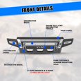thumbnail image 4 of Modular Front Bumper & Side Wings + Trim Panel For 2017-2025 Ford F-250 F-350 Super Duty w/2*Shackles, 4 of 12