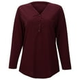 thumbnail image 5 of EDFBUYKRS Long Sleeve Shirts for Women Tunic Tops Thumb Hole Oversized Tshirts Fall Outfits Xxl, 5 of 6