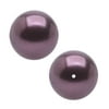 Swarovski Crystal, #5810 Round Faux Pearl Beads 4mm, 50 Pieces, Burgundy