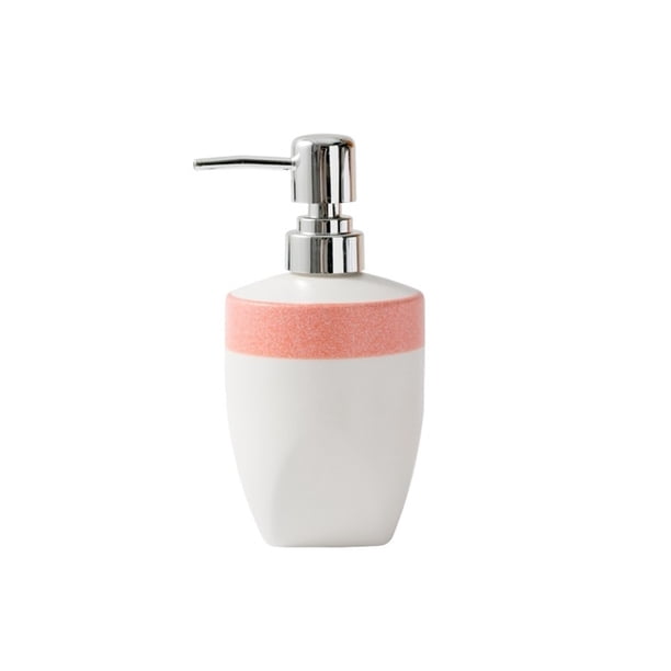 Dispensador de jabón de cerámica de 400 ml con bomba. Dispensador de loción for baños, hoteles y pensiones.