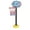 Sky Blue, variant on Adjustable Height Standing Basketball Hoop for Indoor and Outdoor Play - Kids Basketball Stand with Hanging Backboard & Sports Shooting Frame Toy for 𝗕𝗼𝘆𝘀 𝗮𝗻𝗱 𝗚𝗶𝗿𝗹𝘀