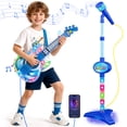 thumbnail image 2 of LINXUXIE Guitar for Kids, Guitar & Microphone Set for Toddler, Karaoke Toy Gift for Boys & Girls, 2 of 9