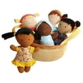 thumbnail image 2 of Snuggle Stuffs Basket Of Buddies Muñecos de peluche de diversidad de 8 "" | Muñecas para niños pequeños | Muñecas preescolares | Muñecas multiculturales | conjunto de 5, 2 of 5