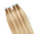 thumbnail image 4 of SEGO Tape in Hair Extensions 100% Real Remy Human Hair Long Straight Gold Hair Acessories Clearance, 4 of 10