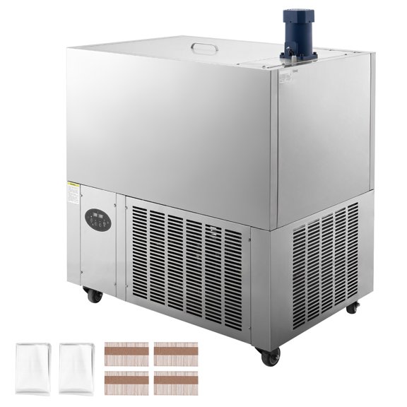 KFFKFF Industrial Popsicle Creator, Set of 4 Moulds - Ability to Create 120 Ice Pops, Constructed from Stainless Steel, Professional Ice Lolly Fabricator, Ice Stick Popsicle Equipment for Bars
