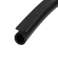 thumbnail image 4 of Uxcell 1 Meter T-Slot Mount Weatherstrip Seal 7mm Bulb Bubble for 6mm Slot Black, 4 of 5