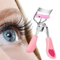 thumbnail image 2 of MICPANG Eyelash Curler with Built-in Comb & Lash Separator, Portable Compact Makeup Tool with 2 Refill Pads, Peach, 2 of 8