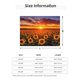 thumbnail image 5 of Fotbe Sunset Golden Sunflower Field Manta de Franela con Estampado, Manta Ultrasuave para Cama, Sofá, Auto, Hipoalergénica y Antibolitas-60"x50", 5 of 6