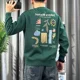 thumbnail image 2 of Nuevas tendencias de moda para hombre 2024, camisetas de cuello redondo para hombre, camisetas emo de manga larga, divertidas, de lujo, sudaderas originales normales, 2 of 5