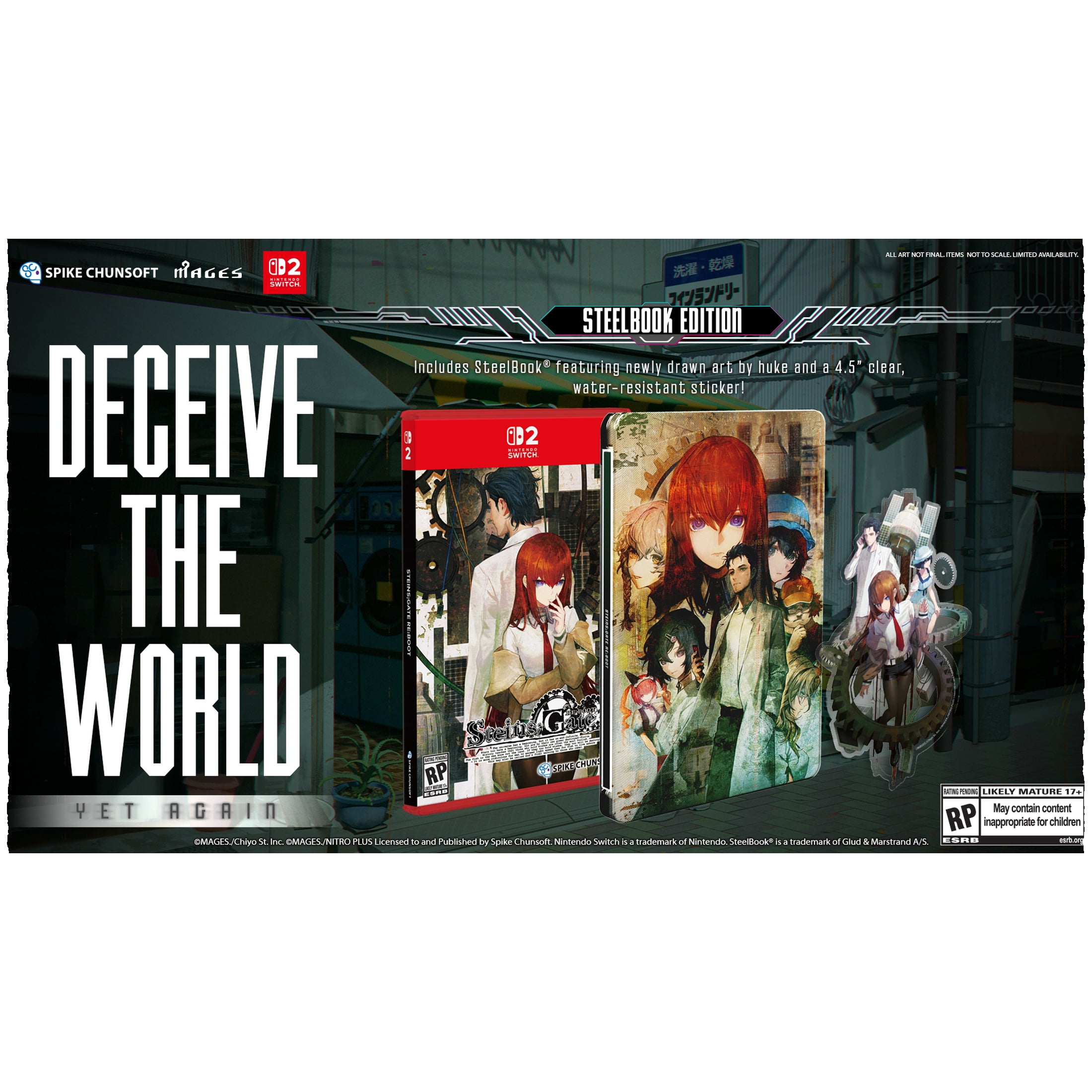 STEINS;GATE RE:BOOT Steelbook Edition - Nintendo Switch 2 Game