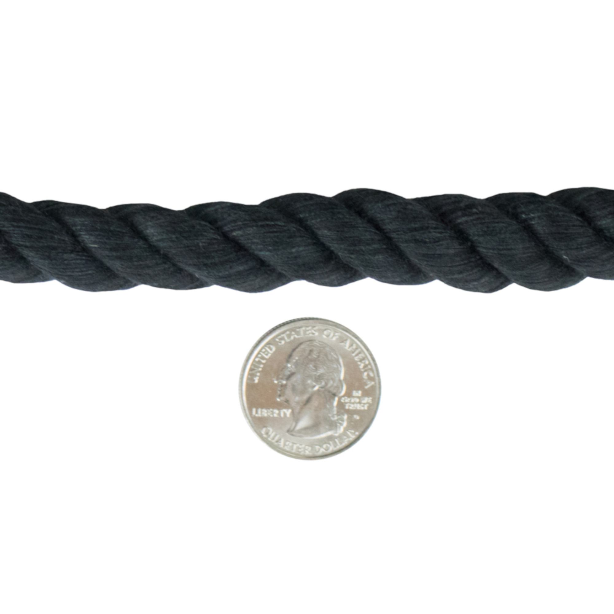 West Coast Paracord Natural Cotton Rope 1/2 Inch Twisted Soft Rope by the Foot in 25 Feet, 50 Feet, 100 Feet, and 600 Feet. Pet Safe and USA Made - image 3 of 4