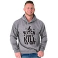 thumbnail image 5 of Halloween Witch Don't Kill My Vibe Hoodie Sweatshirt Women Men Brisco Brands X, 5 of 5