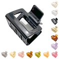 thumbnail image 2 of French Hair Claw Clip Small Solid Color Rectangle Hair Clamp Geometric Hair Claw, 2 of 10