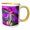 Yellow/White, variant on 3drose, Fierweed, Evening Primrose Flower - Na01 Fzu0009 - Frank Zurey, 15oz Two-tone Yellow Mug
