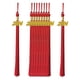 thumbnail image 2 of 10 piezas de gorro de graduación con borlas, accesorio para sombreros de graduación, abalorio académico, manualidades DIY rojo, 2 of 9