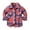 Pink, variant on Odeerbi Kids Plaid Jackets Toddler Flannel Plaid Shirt 2025 Long Sleeve Lapel Button Down Shacket Boys Girls Coats Fall Tops Yellow