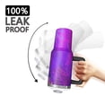 thumbnail image 3 of Thunder 40oz Tumbler with Handle and Straw, Large Capacity Travel Cup for Hot & Cold Drinks, Double Walled Vacuum Insulated Cup, Lover, Birthday, Lightening, 3 of 6