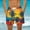 54#Multicolor, variant on lkfuzj Men's Hawaiian Print Stretch Shorts | Summer Beach Casual Multi-Scene Elastic Waist Pants