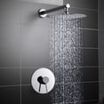 thumbnail image 2 of Kibi Circular Pressure Balanced Single Function Shower System with Rough In Valve, 2 of 3