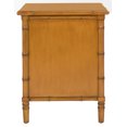 thumbnail image 3 of Safavieh Mina 25 in. 3-Drawer Modern Coastal Bamboo Nightstand, 3 of 9