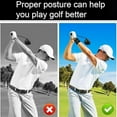 thumbnail image 4 of Golf Wrist Correction Trainer, Golf Correct Gesture Training Swing Connection Band, Swing Correcting Arm Band, Golf Swing Trainer Blue, 4 of 7