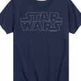 thumbnail image 3 of Star Wars - Logo Outline - Toddler And Youth Short Sleeve Tee, 3 of 5
