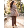 thumbnail image 3 of Catherines Women's Plus Size Easy Fit Short Sleeve V-Neck Tunic, 3 of 5