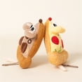 thumbnail image 4 of Pizza Mouse Plush Toy, Cartoon Cute Mini Stuffed Mouse, 1 Piece Soft Plush Decor, Cute Backpack Keychain Pendant for Kids Birthday Gift Collectors Home Decor, 4 of 7