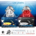 thumbnail image 2 of Barlus Hd Aquarium Poe Cámara Ip Subacuática Acero Inoxidable Marino 2592 * 1944 Cmos Lente De 2,8 Mm Con Luz De Relleno Cámara Impermeable Ip68 Con Cable De 32 Pies, 2 of 5