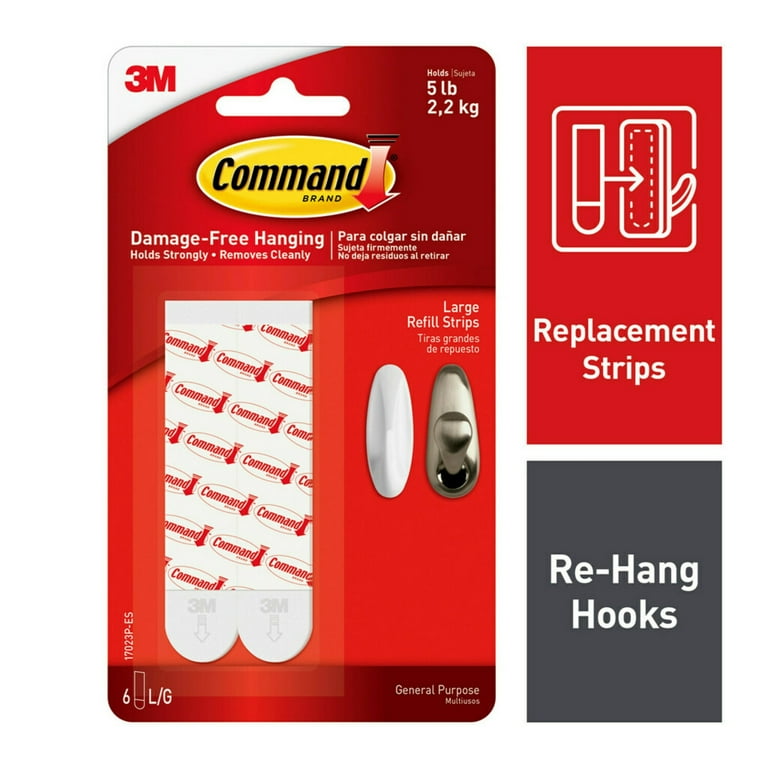 最大の割引 Removable Large Command Adhesive Hooks Wall for Strips テープ・結束具