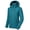 Deep Lake, variant on Women's Softshell Jacket Ski Jacket with Removable Hood, Fleece Lined and Water Repellent Blue Heather Size XXL