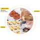 thumbnail image 2 of Happon - 100 piezas de papel de silicona para hacer hamburguesas, 5.5 pulgadas, redondo, antiadherente, para hamburguesas rellenas y barbacoa, 2 of 6