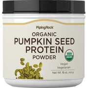 Pumpkin Seed Protein Powder 16oz | Organic, Vegan, Plant Based for Men and Women | by Piping Rock