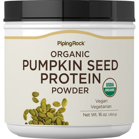 Pumpkin Seed Protein Powder 16oz | Organic, Vegan, Plant Based for Men and Women | by Piping Rock