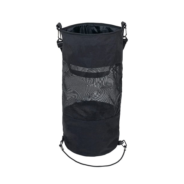 Eigraketly Bolsa de basura negra, fácil de eficiente, para el hogar y la oficina, elegante bolsa de basura de poliéster para bote, bote de Deportes acuáticos