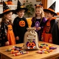 thumbnail image 7 of Dreisshy Halloween Goodie Bags, Halloween Candy Bags, Trick or Treat Bag, Halloween Gift Bags for Party Favors Supplies, Halloween Decor, A, 7 of 7