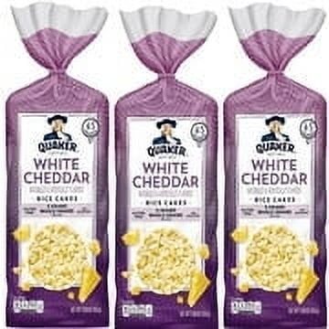 Quaker White Cheddar Rice Cakes 5.50oz pack of 3