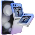 thumbnail image 5 of Designed for Samsung Galaxy Z Flip 5 Case Cute Clear Gradient Design for Women Girl Men,Protective Camera Protection for Galaxy Z Flip 5 -Blue Purple, 5 of 5