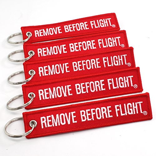 Rotary13B1 - Remove Before Flight Key Chain 5 Pack